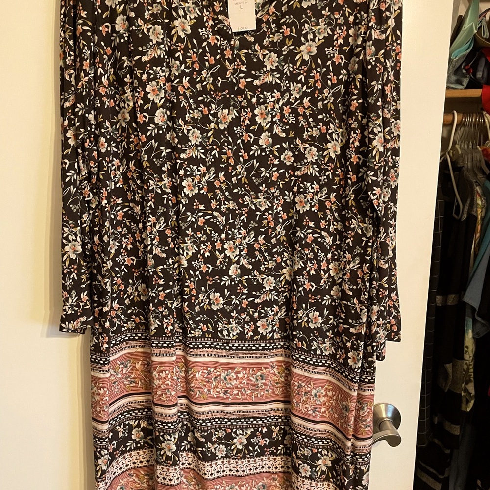 NWT J Jill rayon dress